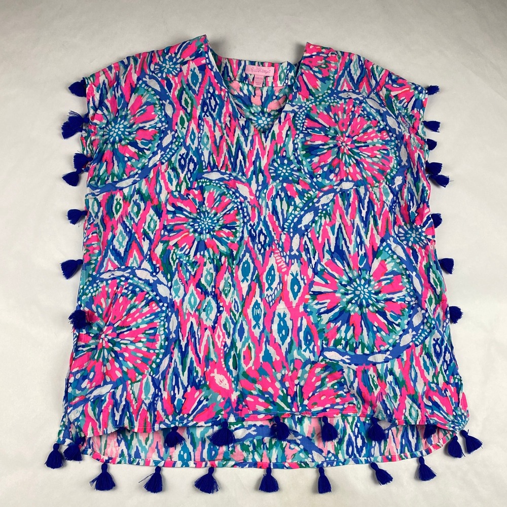 Lilly Pulitzer Syndney Caftan Top Women's Size XXS / XS